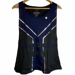 Marvel Black Widow Knot Back Tank Top Cosplay Extra Large XL Fandom Comic